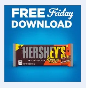 Free Friday Hershey’s Milk Chocolate with Reese’s Pieces Candy Bar - Coupon