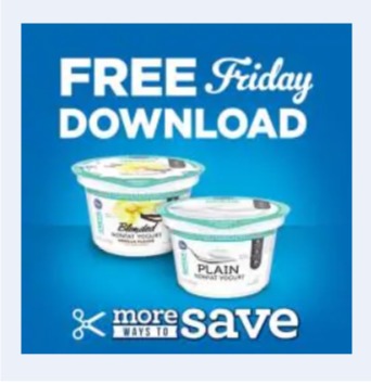 Free Friday Kroger Greek Single Serve Yogurt - Coupon